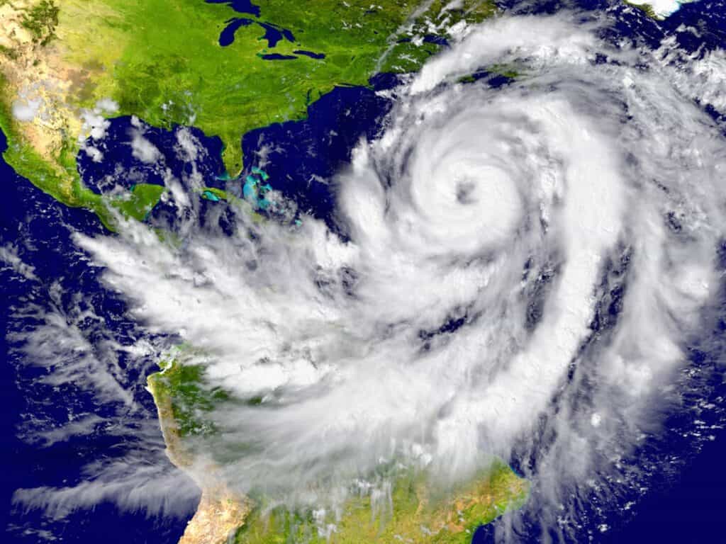 hurricane coast winds
