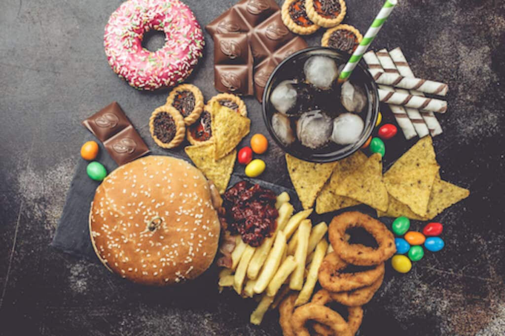 processed foods junk food