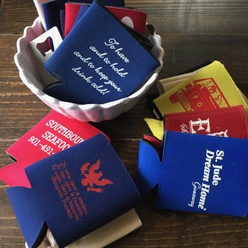 clothing swap coozies