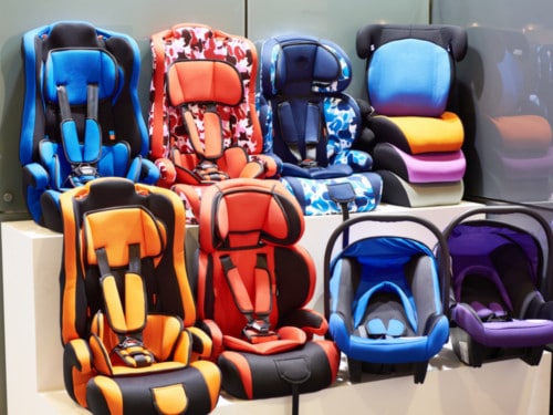 booster seats in store