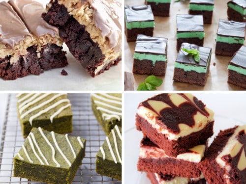 brownie recipes collage