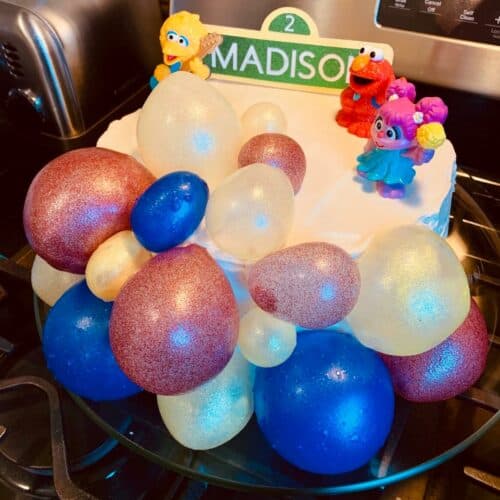 gelatin cake bubbles elmo cake