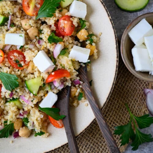 instant pot Mediterranean quinoa salad