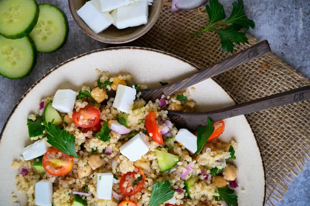 Instant Pot Mediterranean quinoa salad