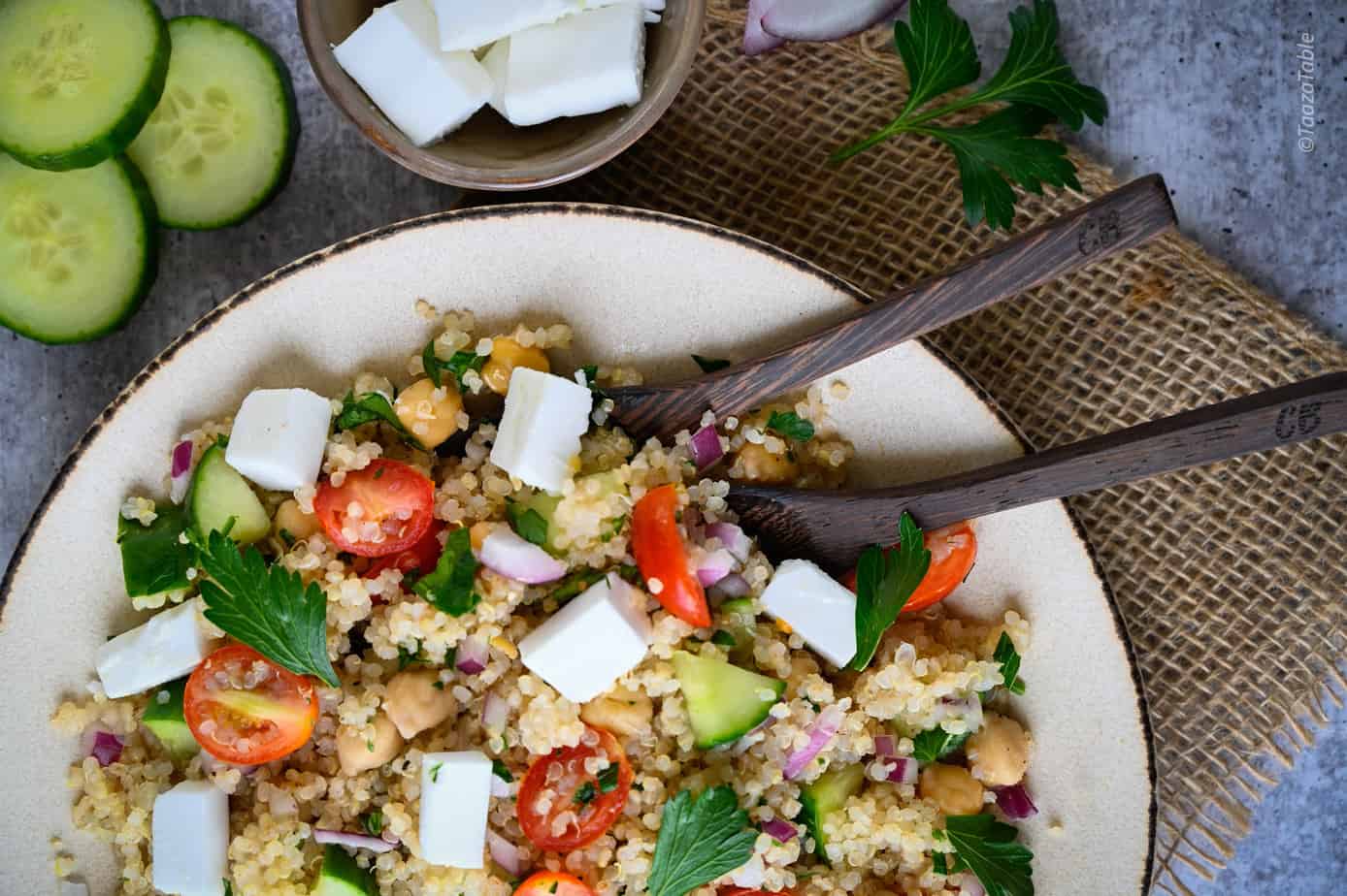Instant Pot Mediterranean quinoa salad