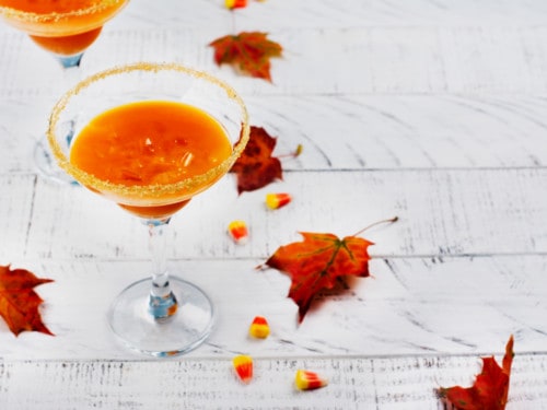 fall cocktails pumpkin martini