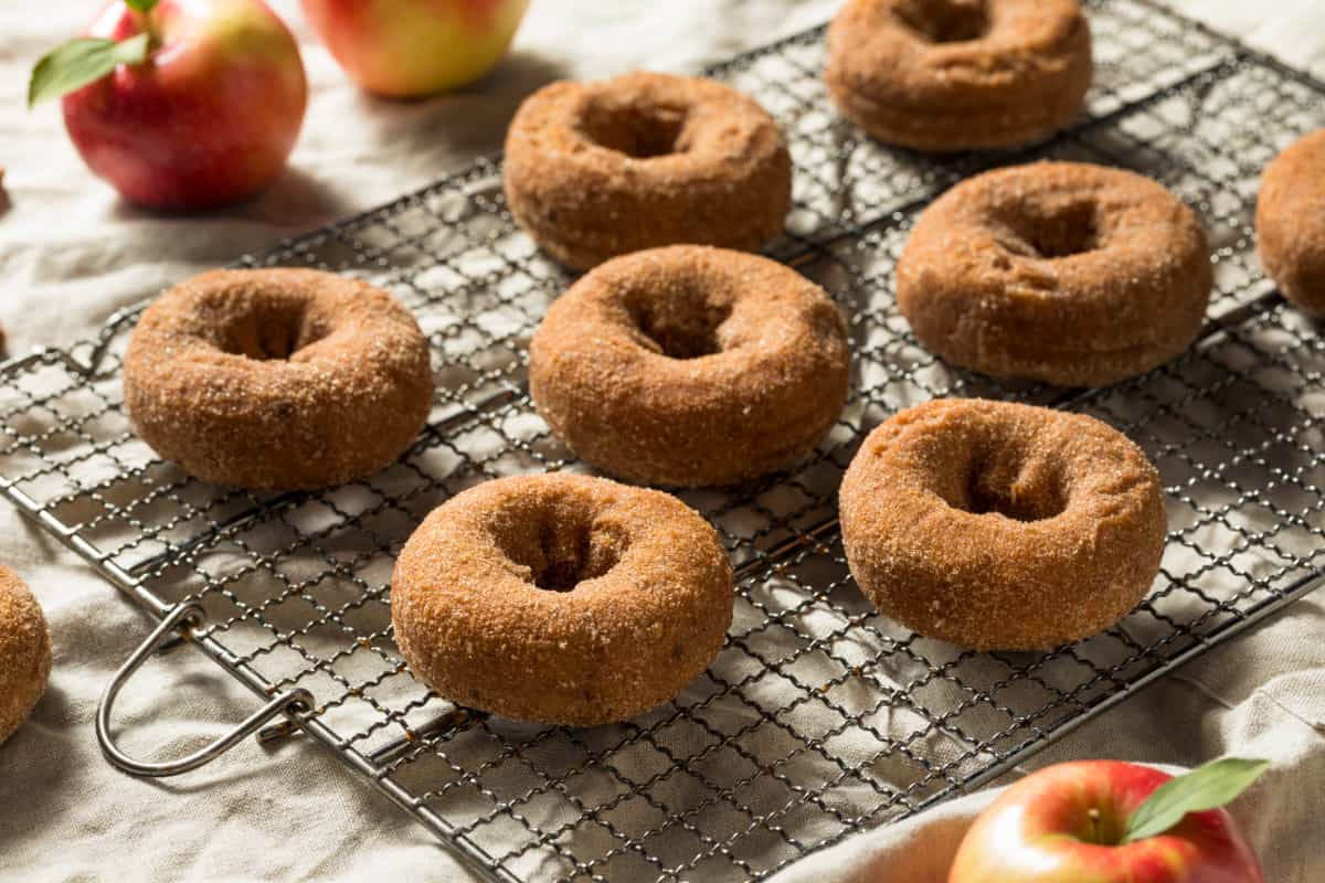 fall treats apple cider donuts