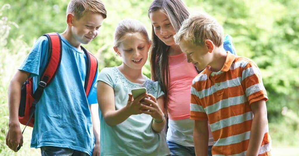 Geocaching is a good family activity