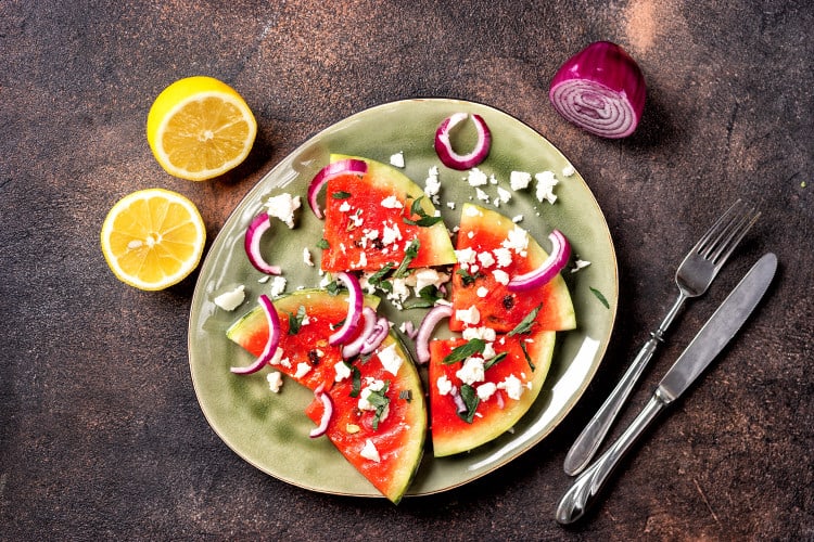 grilled fruit watermelon