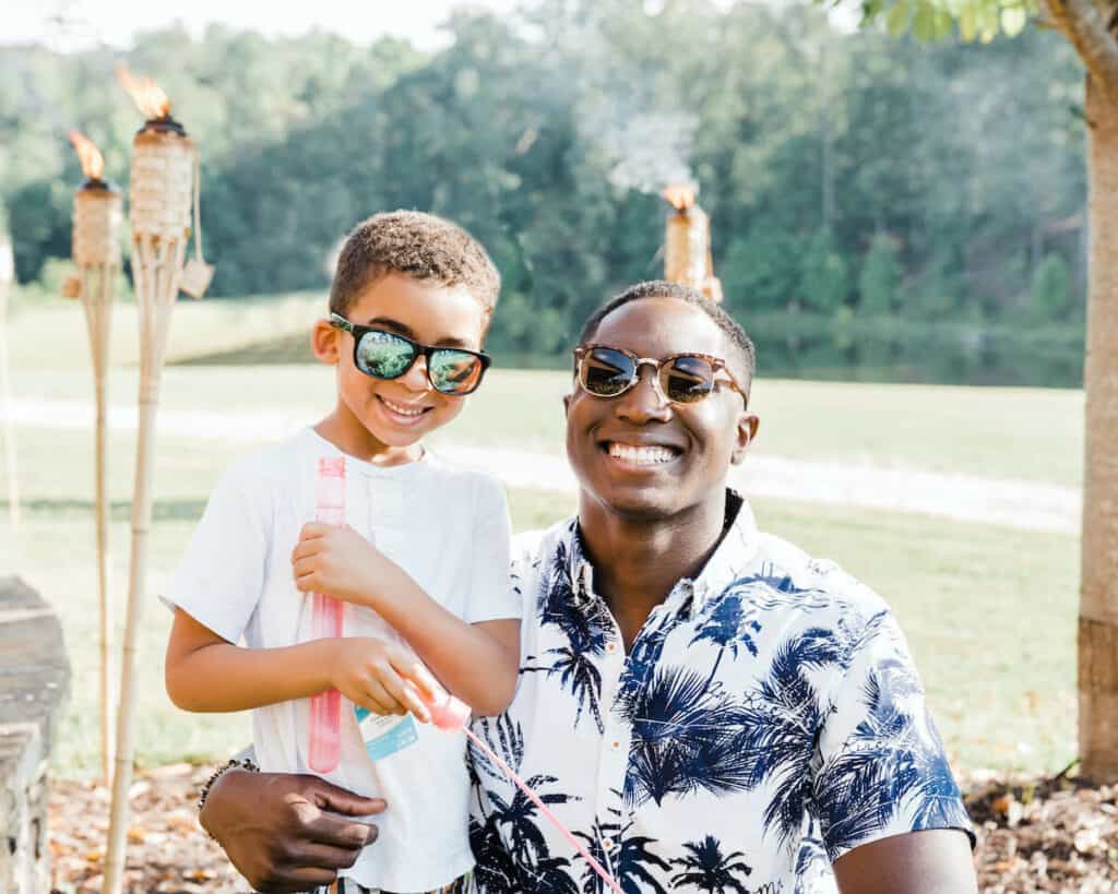 family theme nights Hawaiian luau