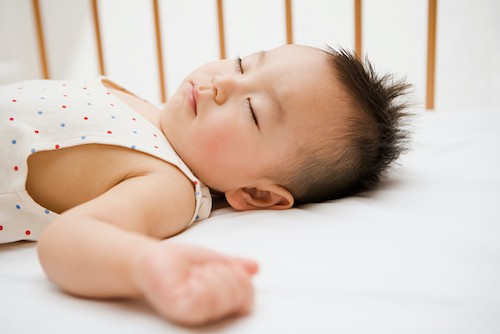 baby in crib SIDS prevention