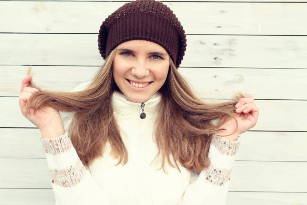 What are some winter hair care tips?