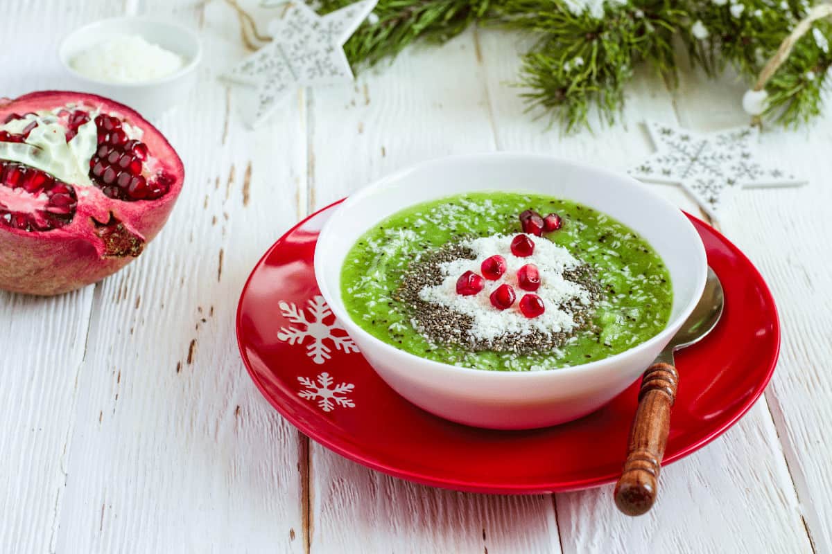 smoothie bowl healthy christmas recipes