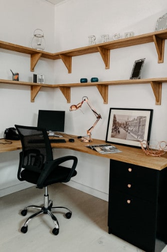 home office featuring Eurotech ergonomic desk chair