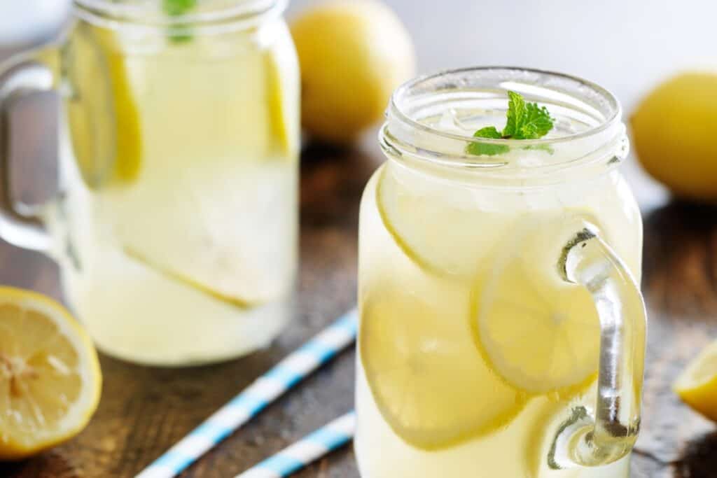 homemade lemonade with water melone