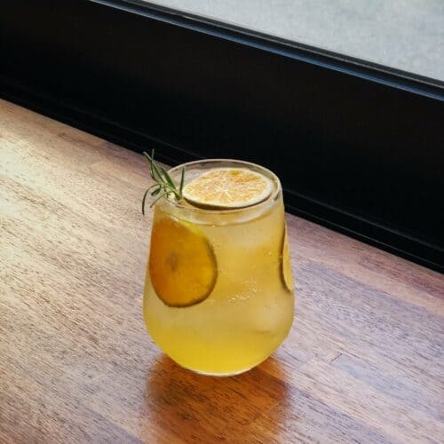 self made lemonade with ginger