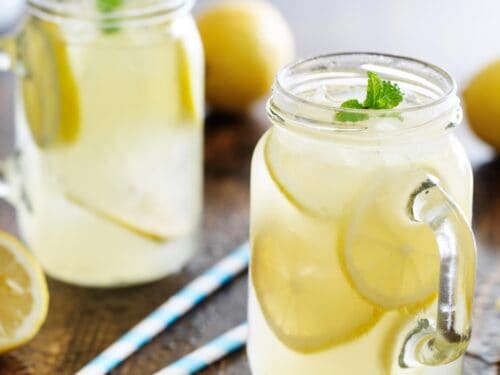 homemade lemonade with water melone