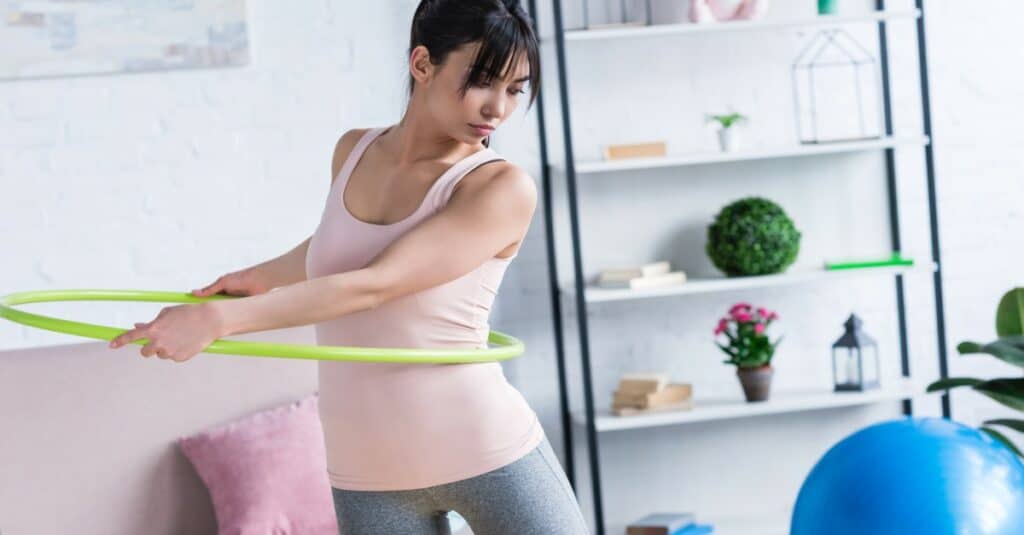 hula hoop workout