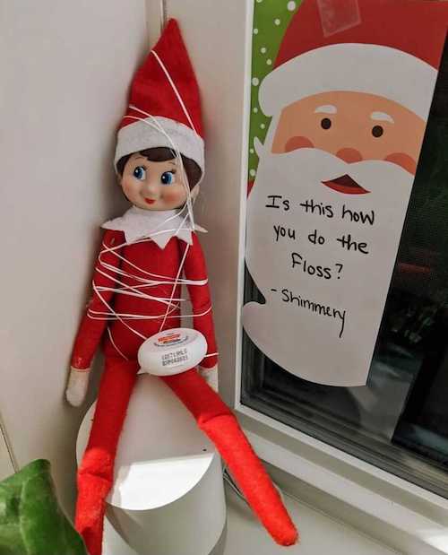 elf on the shelf floss