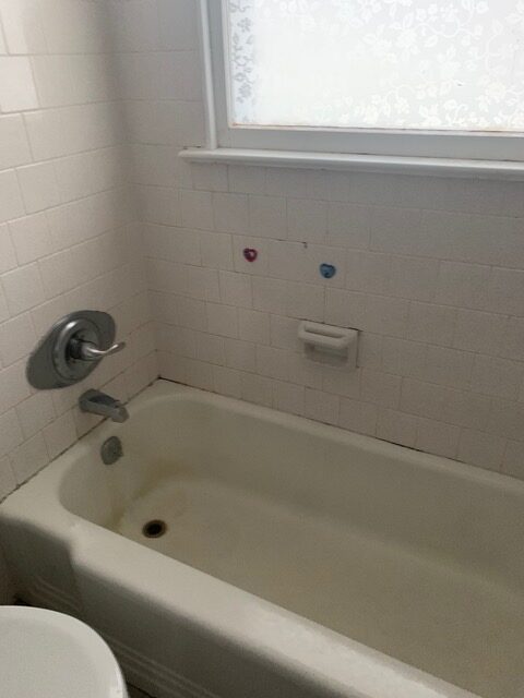 shower refinishing bathtub