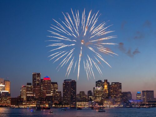 4th of July Boston harbor