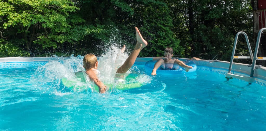above ground pool swimming solution