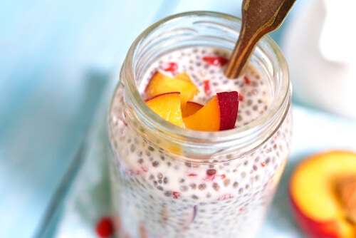 best peach recipes chia seed pudding