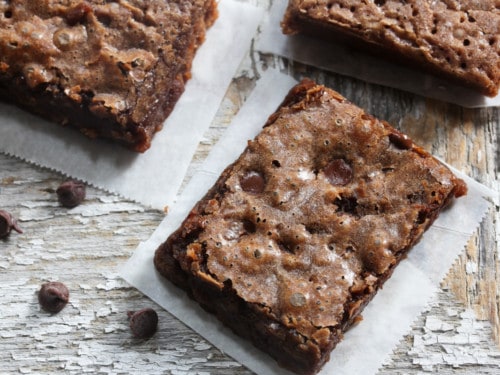 delicious fudgy oatmeal brownies
