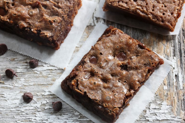 The Best Ever Fudgy Oatmeal Brownies