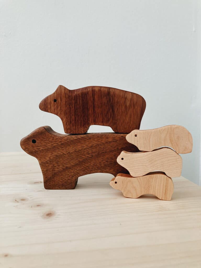Prodigal Handmade A Mom-Made Business cute wooden bears