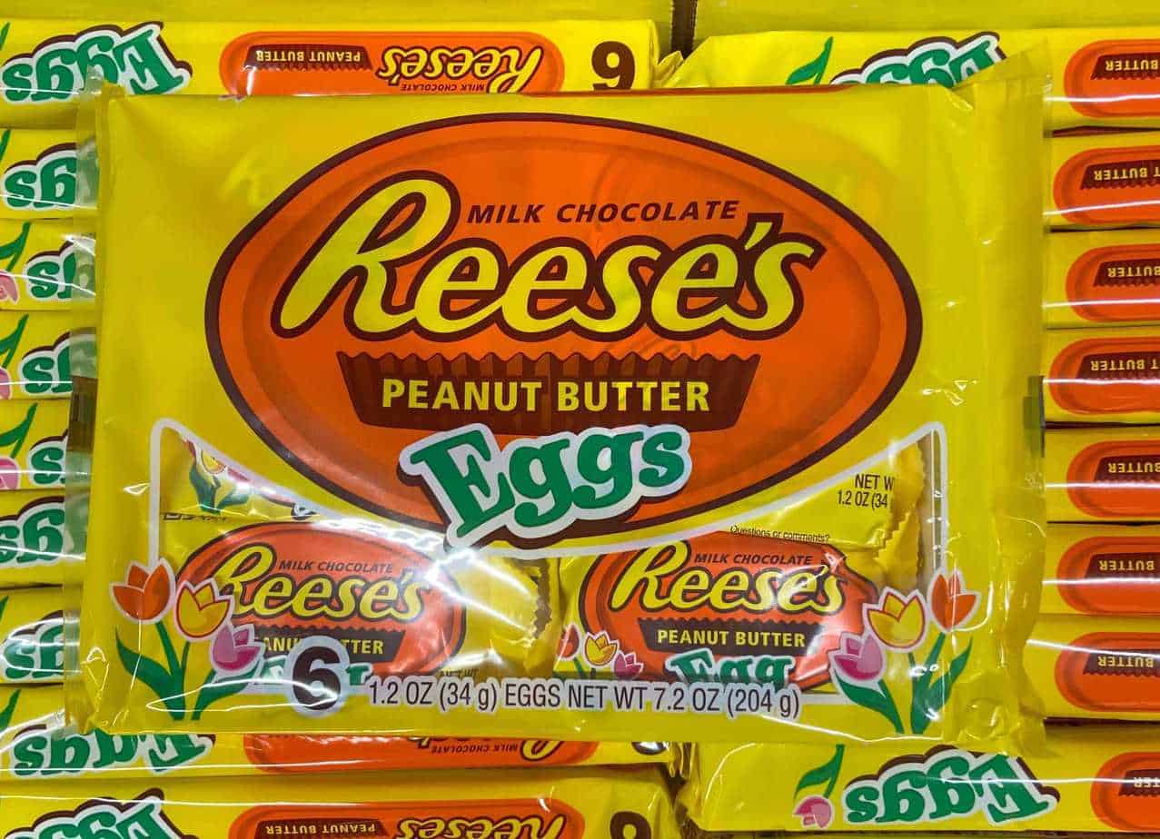 Easter candy reese's peanut butter eggs