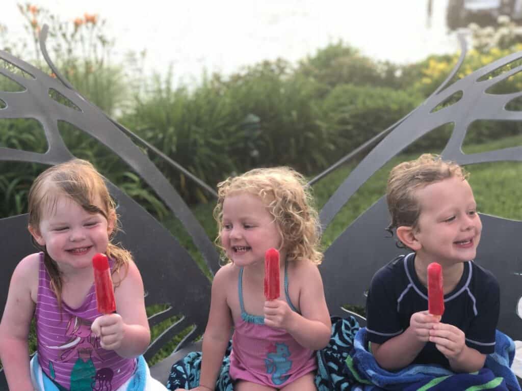 finger food fruit popsicles kids summer