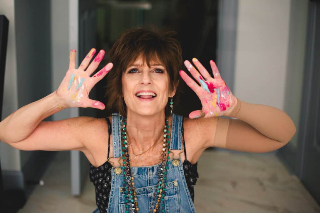 empowering entrepreneur She Keene paint