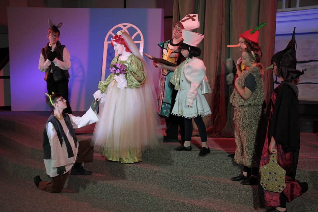 The Rich Theatre Company Shrek wedding