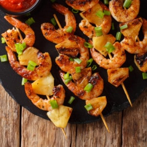 grilled pineapple shrimp kebabs fresh summer recipes