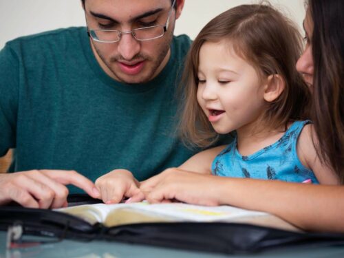 home church: reading with kids