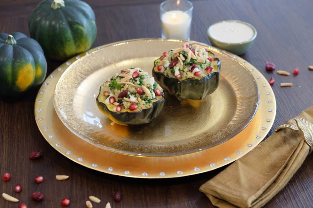 delicious stuffed acorn squash