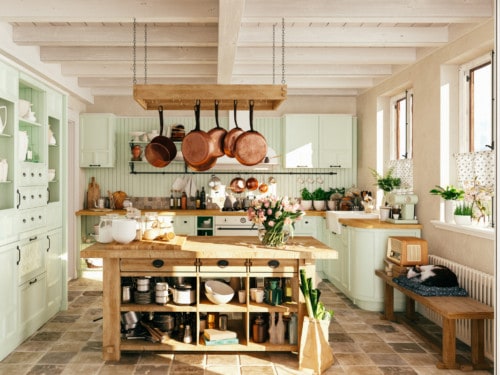 summer home decor trends cottage kitchen