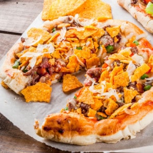 taco pizza toppings recipe