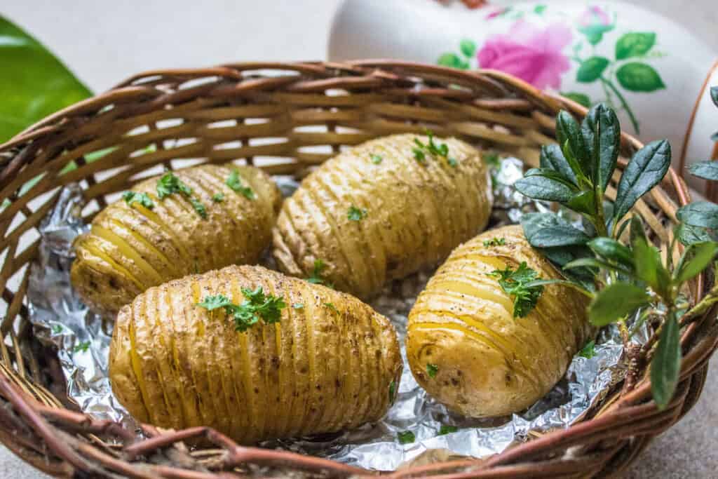 hasselback potatoes