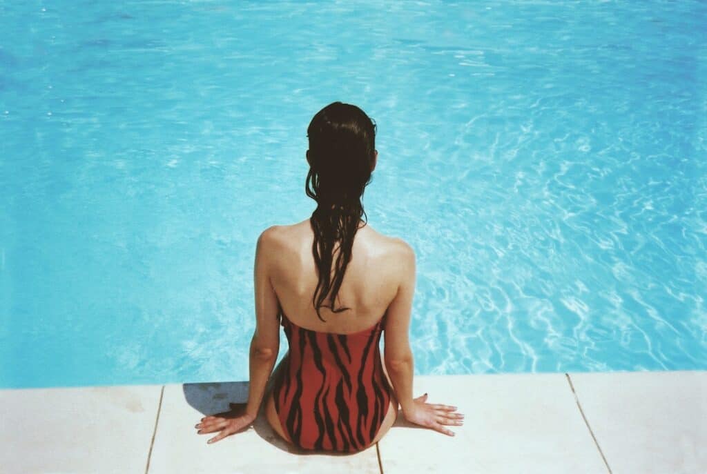 swimmer bathing suit pool