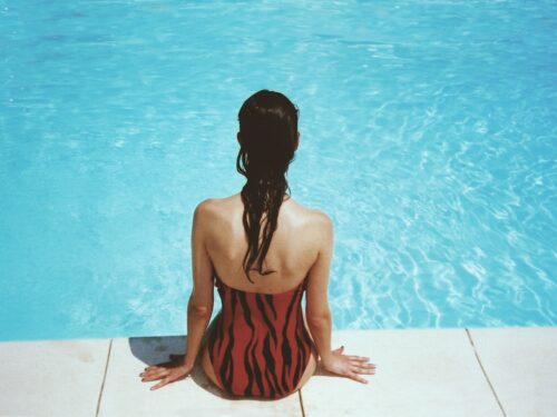 swimmer bathing suit pool