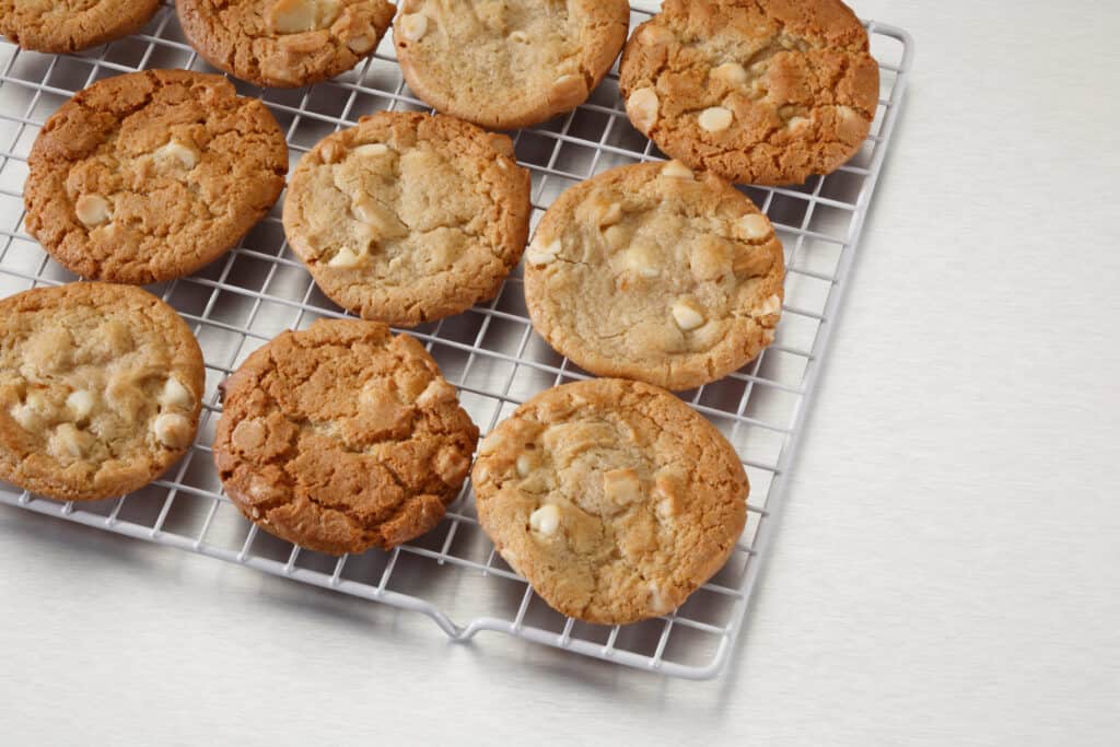 white chocolate chips and butter