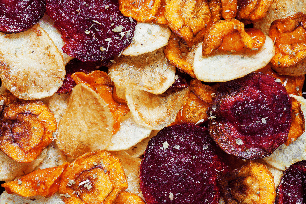 root vegetable chips