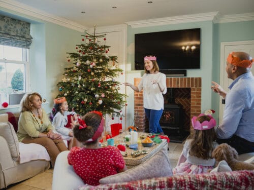 family christmas activities game