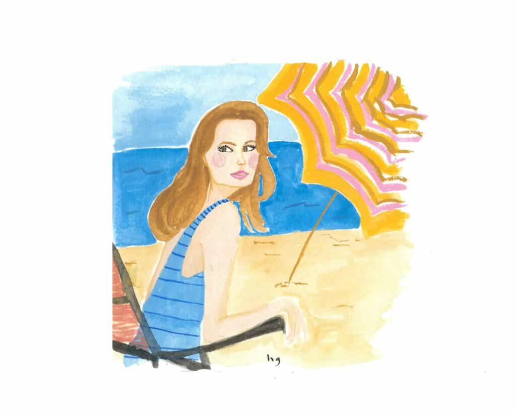 illustration of a woman