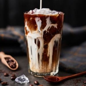 specialty cold drink with Kahlua