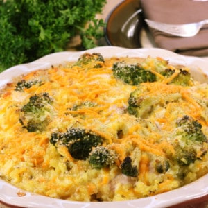 cheese chicken broccoli rice casserole