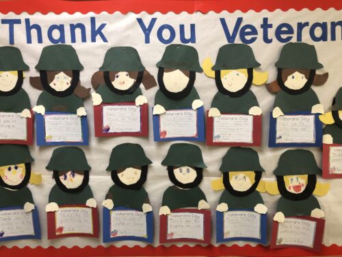 Veterans Day bulletin board