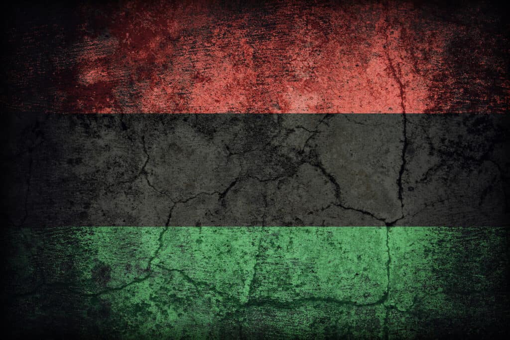black history month flag